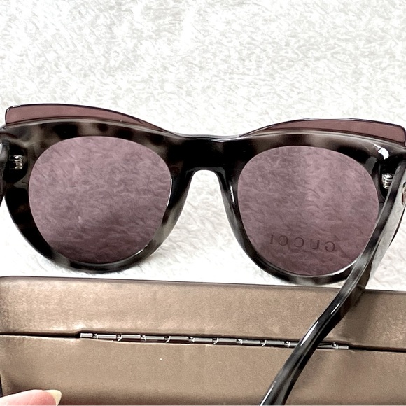 NWB Authentic Gucci Oversized Cateye UV Protection Sunglasses - Picture 6 of 12